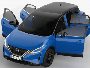 Nissan Qashqai 2022 Modello 3D