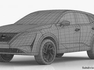 Nissan Qashqai 2022 Model 3D