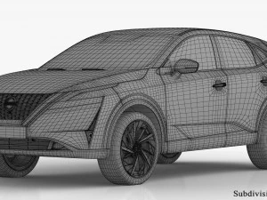 Nissan Qashqai 2022 Modello 3D