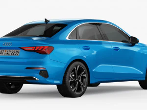 Audi A3 2021 3D Model