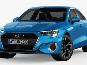 Audi A3 2021 3D Model