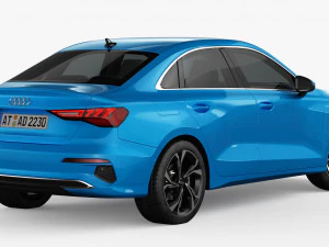 Audi A3 2021 3D Model