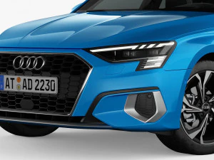 Audi A3 2021 3D Model