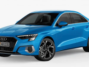 Audi A3 2021 3D Model