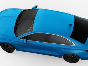 Audi A3 2021 3D Model