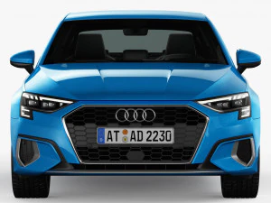 Audi A3 2021 3D Model
