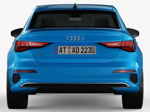 Audi A3 2021 3D Model