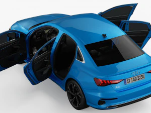 Audi A3 2021 3D Model