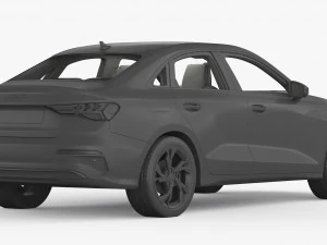 Audi A3 2021 3D Model