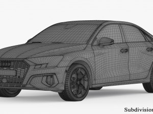 Audi A3 2021 Modelo 3D