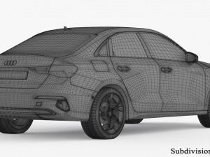 Audi A3 2021 Modelo 3D