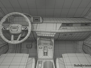 Audi A3 2021 3D Model