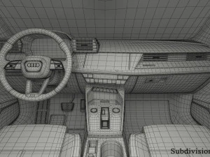 Audi A3 2021 3D Model