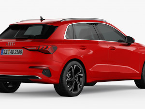 Audi A3 Sportback 2021 3D Model