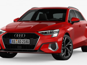Audi A3 Sportback 2021 3D Model