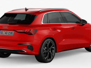 Audi A3 Sportback 2021 3D Model