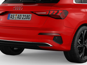 Audi A3 Sportback 2021 3D Model