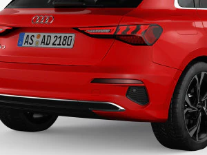Audi A3 Sportback 2021 3D Model