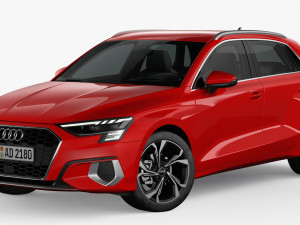 Audi A3 Sportback 2021 3D Model
