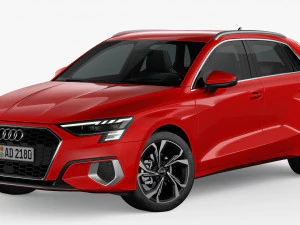 Audi A3 Sportback 2021 3D Model