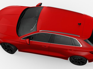 Audi A3 Sportback 2021 3D Model