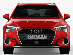 Audi A3 Sportback 2021 3D Model
