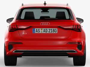Audi A3 Sportback 2021 3D Model