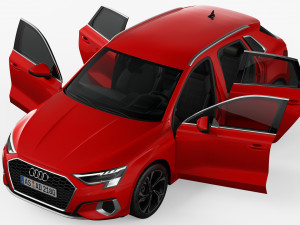 Audi A3 Sportback 2021 3D Model
