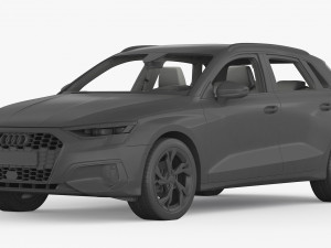 Audi A3 Sportback 2021 3D Model