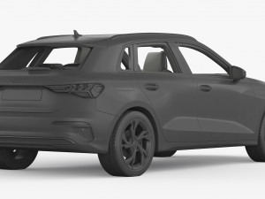 Audi A3 Sportback 2021 3D Model