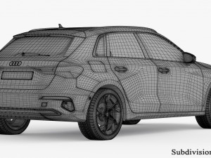 Audi A3 Sportback 2021 3D Model