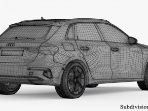Audi A3 Sportback 2021 3D Model