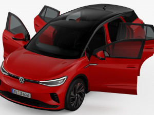 Volkswagen ID4 GTX 2022 3D-Modell