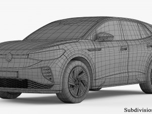 Volkswagen ID4 GTX 2022 3D-Modell