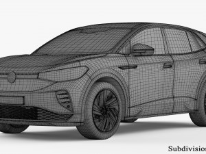 Volkswagen ID4 GTX 2022 3D-Modell