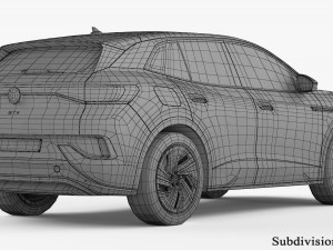 Volkswagen ID4 GTX 2022 3D-Modell