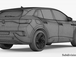 Volkswagen ID4 GTX 2022 3D-Modell