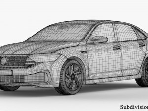 Volkswagen Jetta 2022 Modelo 3D
