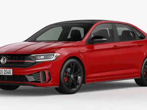 Volkswagen Jetta GLI 2022 3D Model