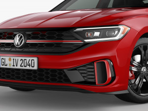 Volkswagen Jetta GLI 2022 3D Модель