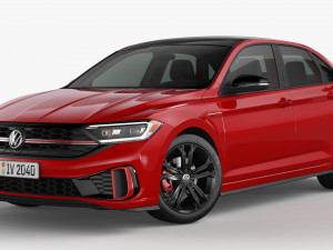 Volkswagen Jetta GLI 2022 3D Модель