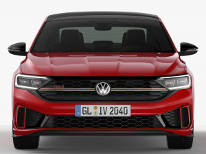 Volkswagen Jetta GLI 2022 3D Модель