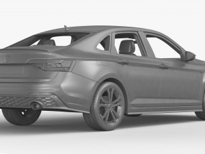 Volkswagen Jetta GLI 2022 3D Модель
