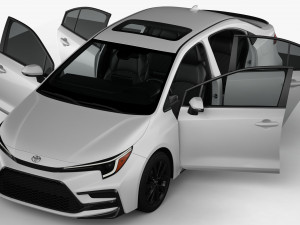 Toyota Corolla 2023 3D Модель