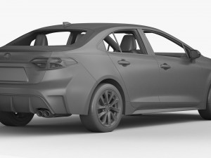 Toyota Corolla 2023 3D Модель