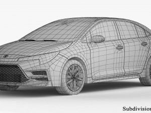 Toyota Corolla 2023 3D Модель
