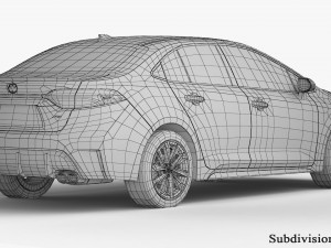 Toyota Corolla 2023 3D Модель