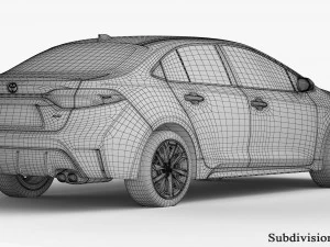 Toyota Corolla 2023 3D Model