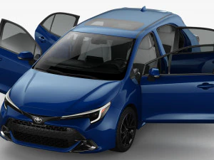 Toyota Corolla Hatchback 2023 3D Model