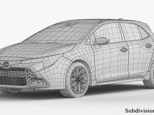 Toyota Corolla Hatchback 2023 3D Model